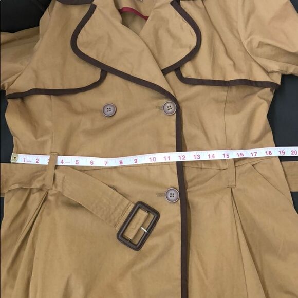 🎉HP🎉NWOT Anthropologie Marley trench coat sz10 - Picture 15 of 15